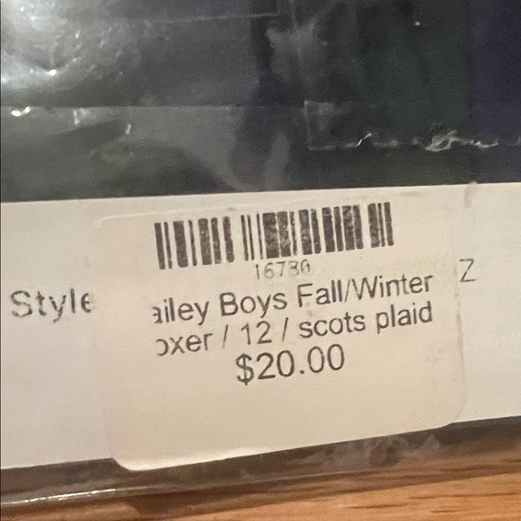 J. Bailey Kids Plaid and Patterned Underwear - Red, Green, Blue, Black - Picture 4 of 6